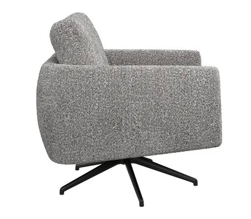 Drehsessel Lea - drehbar, Stoff, Zink