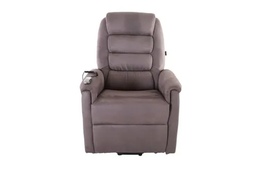 TV-Sessel MYRON - Aufstehhilfe, Relaxfunktion, Stoff, Braun