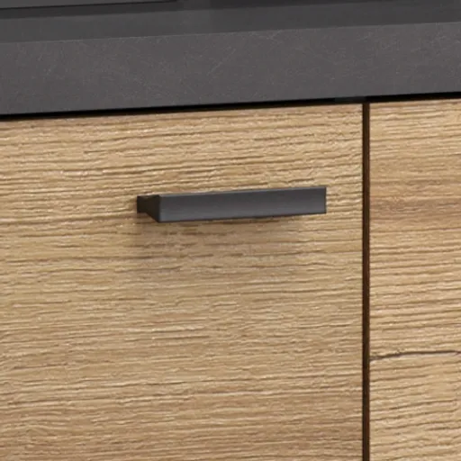 TV-Lowboard - B ca. 151 cm, Matera, Eiche Coast Evoke Nachbildung