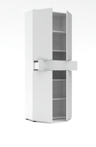 Büroschrank - B ca. 80 cm, Weiß