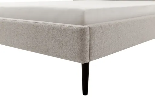 Polsterbett - Liegefläche ca. 180x200 cm, Stoff, beige