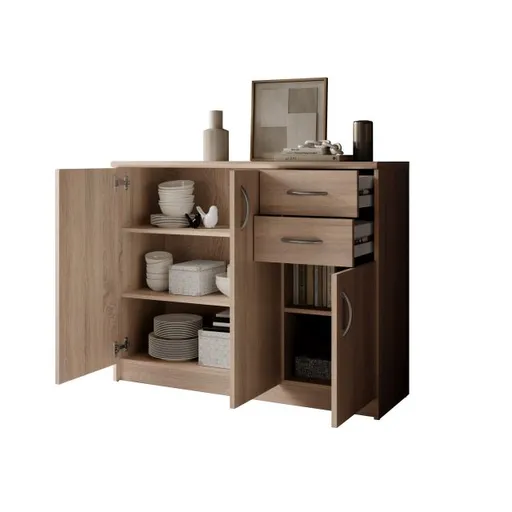 Kommode - B ca. 109 cm, Sonoma Eiche Nachbildung