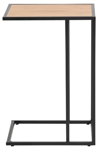 Lap-Top-Tisch - LB ca. 43x35 cm, Wildeiche Nachbildung, Schwarz