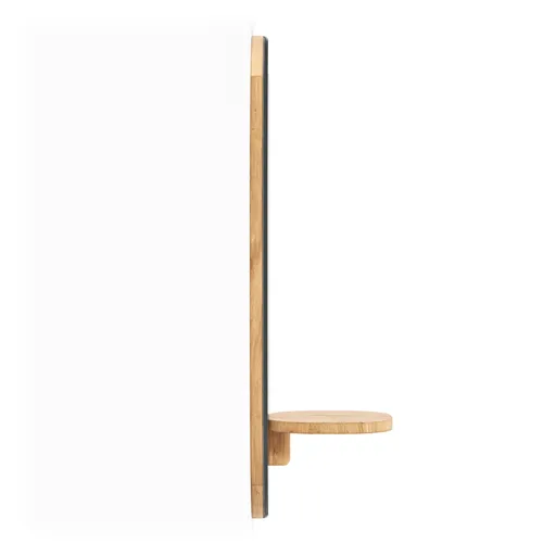 Spiegel Signe - ca. 75x75 cm, Parsolglas, Eiche