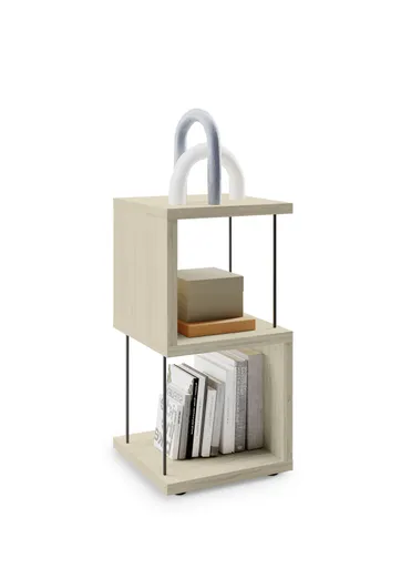 Regal - B ca. 33 cm, Eiche sägerau