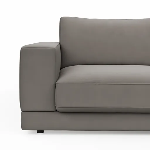 Megasofa Juni Lounge - B ca. 292 cm, Leder, Silbergrau