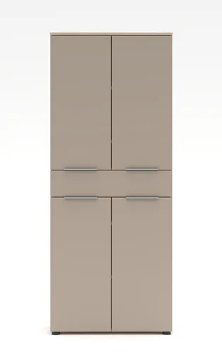 Büroschrank - B ca. 80 cm, Riva Eiche Nachbildung, Kaschmir