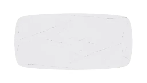 Esstisch Jari - LB ca. 200x95 cm, Keramik, Weiß