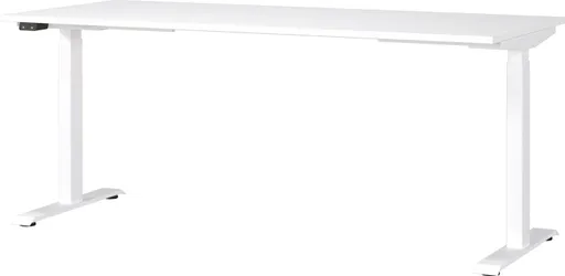 Schreibtisch GELI - höhenverstellbar, LB ca. 180x80 cm, Weiß