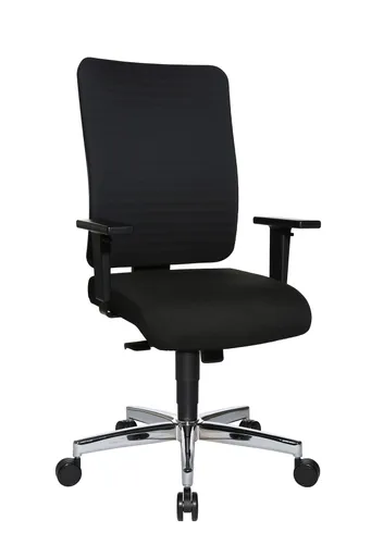 Bürodrehstuhl Ergo Work 260 - Stoff, Schwarz