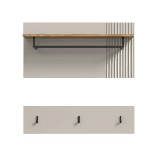 Garderobe - Kaschmir, Evoke Eiche Nachbildung