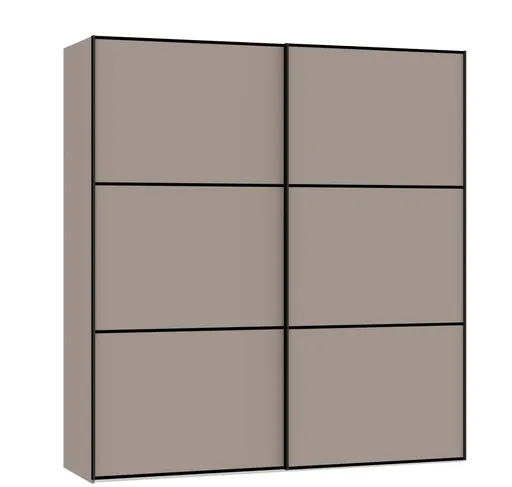 Schwebetürenschrank JOIN IT- B ca. 202 cm, Nougat