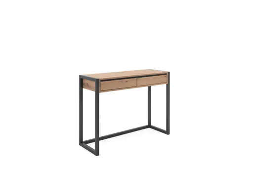 Konsole- LB ca. 100x35 cm, Eiche Dekor, Anthrazit