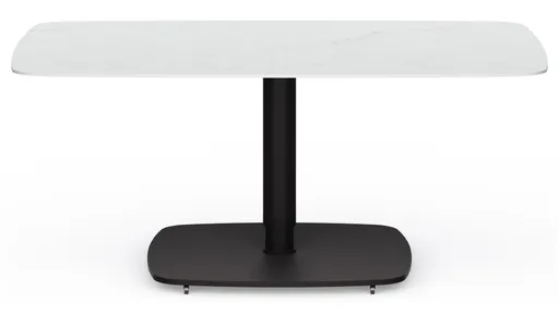 Couchtisch Camas - LBH ca. 100x65x42 cm, Keramik, Creme