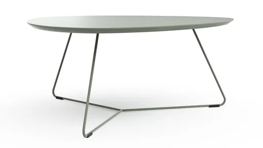 Couchtisch Fano - LBH ca. 96x86x38 cm, Fenix, Olivgrün