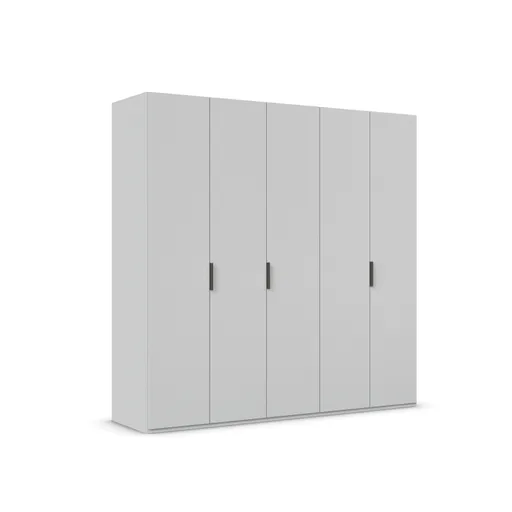 Drehtürenschrank ROVERO- B ca. 225 cm, Hellgrau