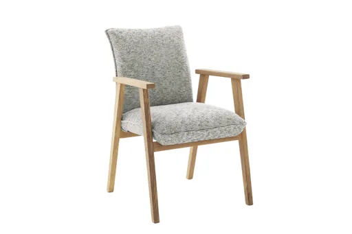 Armlehnstuhl - Stoff, Oliv