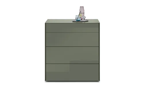 Kommode - B ca. 82 cm, Olivgrün