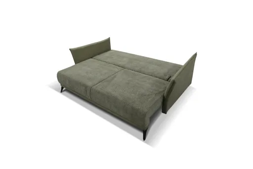 Schlafsofa - 2-Sitzer inkl. Liftfunktion, Stoff, Grün