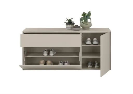Schuhschrank GEENA - B ca. 137 cm, Kaschmir