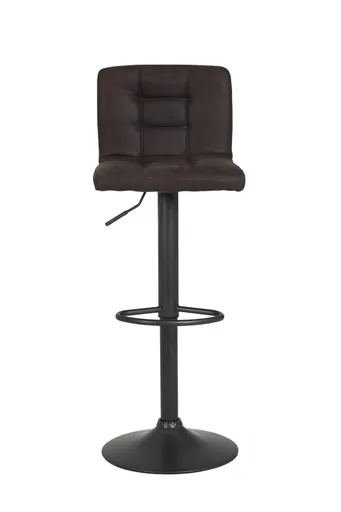 Barhocker - höhenverstellbar, Stoff, Schlamm