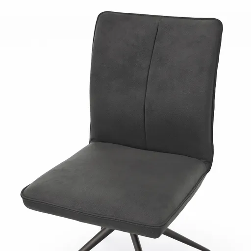 Stuhl Calyra - drehbar, Stoff, Anthrazit