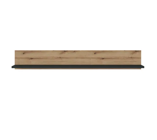 Wandboard- Eiche Dekor, Dunkelgrau