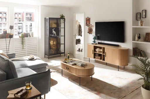 Sideboard - B ca. 180 cm, Eiche Furnier, Natur