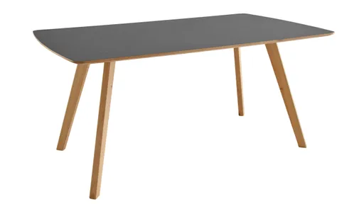 Esstisch Bat - LB ca. 160x100 cm, HPL, Schiefer
