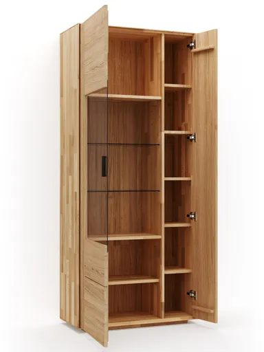 Vitrine Estana - Eiche massiv, legno