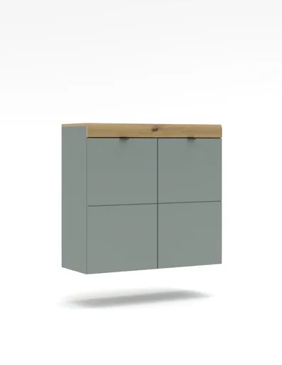 Garderobe - Schilfgrün, Artisan Eiche Nachbildung