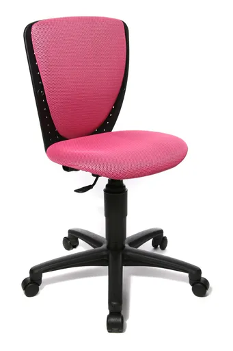Kinderdrehstuhl High S'cool - Stoff, Pink