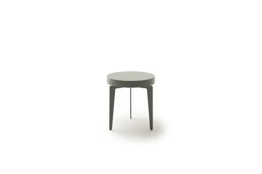 Beistelltisch Loretto - Rund ca. 45 cm, Lack, Salbei