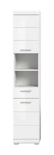 Badblock - 4-teilig, Weiß, Weiß Hochglanz