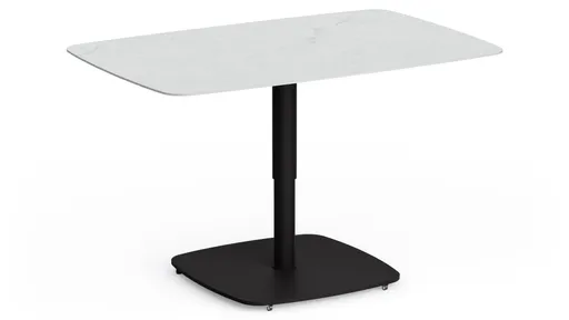 Couchtisch Camas - LBH ca. 100x65x42 cm, Keramik, Creme