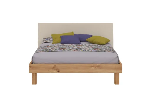 Bettgestell NAMIK_N- Liegefläche ca. 180x200 cm, Wildeiche Natur, Geölt