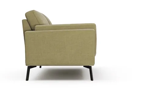 Sofa Tova - 2-Sitzer inkl. Rücken- und Armlehnfunktion, Stoff, Oliv