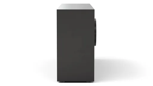 Sideboard Jyn - BHT ca. 197x91x46 cm, Lack, Schwarz, Bodenstehend