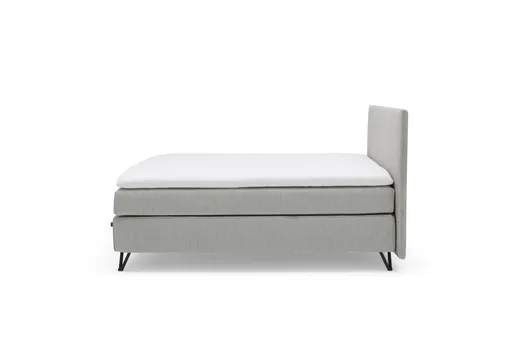 Polsterbett - Liegefläche ca. 180x200 cm, Stoff, Grau