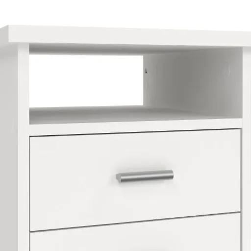 Schreibtisch - LB ca. 110x49 cm, Weiß