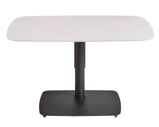 Couchtisch Camas - LBH ca. 100x65x42 cm, Keramik, Creme