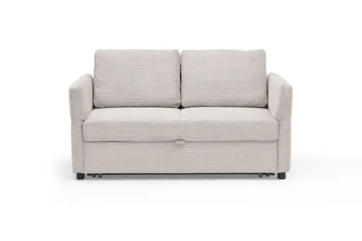 Sofa PRO FLEXX - 2-Sitzer inkl. Schlaffunktion, Stoff, Creme