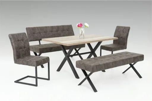 Esstisch - LB ca. 140x90 cm, Eiche Dekor