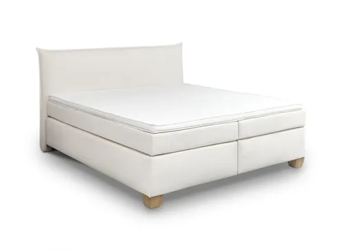  Boxspringbett HADAI- Liegefläche ca. 180x200 cm, Stoff, Beige, Bonell/Bonell
