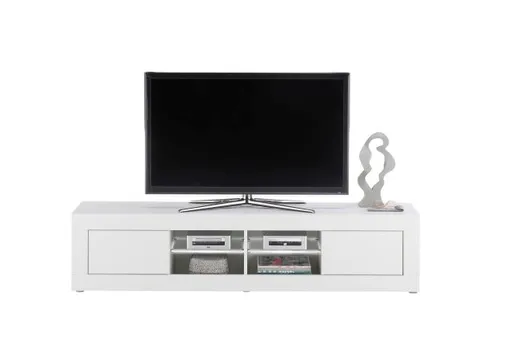 TV-Lowboard - mit Beleuchtung, B ca. 181 cm, Weiß
