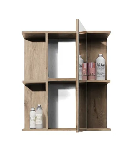 Spiegelschrank- B ca. 60 cm, Vintage Holz, Spiegel