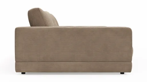 Megasofa Juni Lounge - B ca. 252 cm, Cord, Taupe
