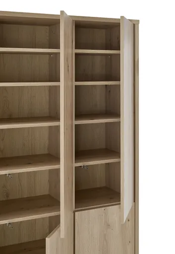 Schuhschrank FAID- B ca. 109 cm, Eiche Dekor