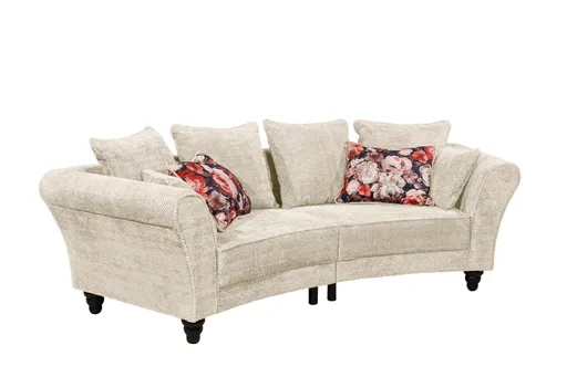 Sofa - 3-Sitzer, Stoff, Beige