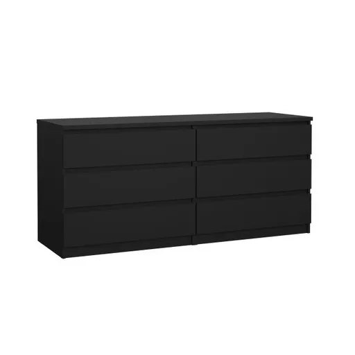 Kommode - B ca. 154 cm, Schwarz